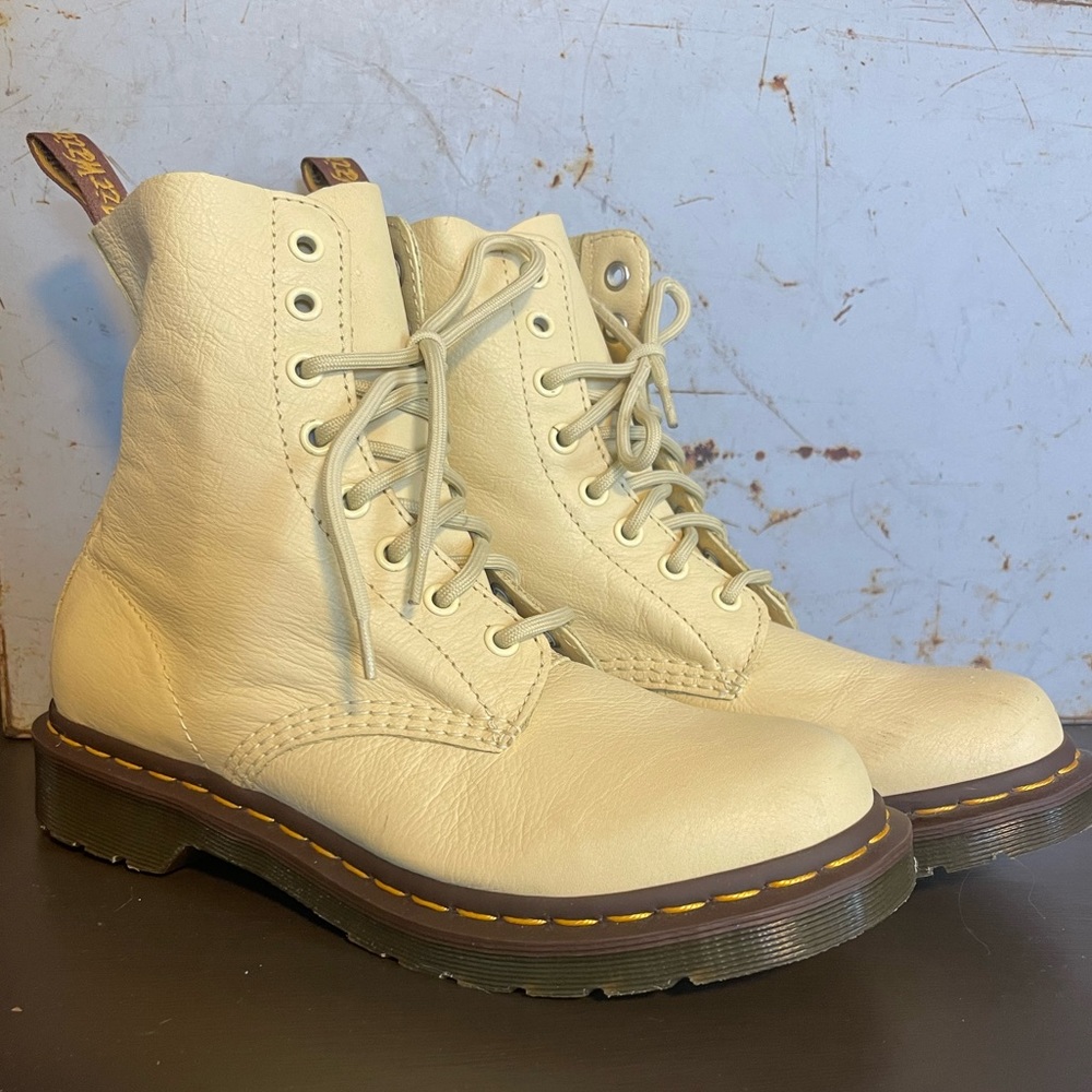 Butter-Yellow 1460 Pascal Dr. Marten Boots